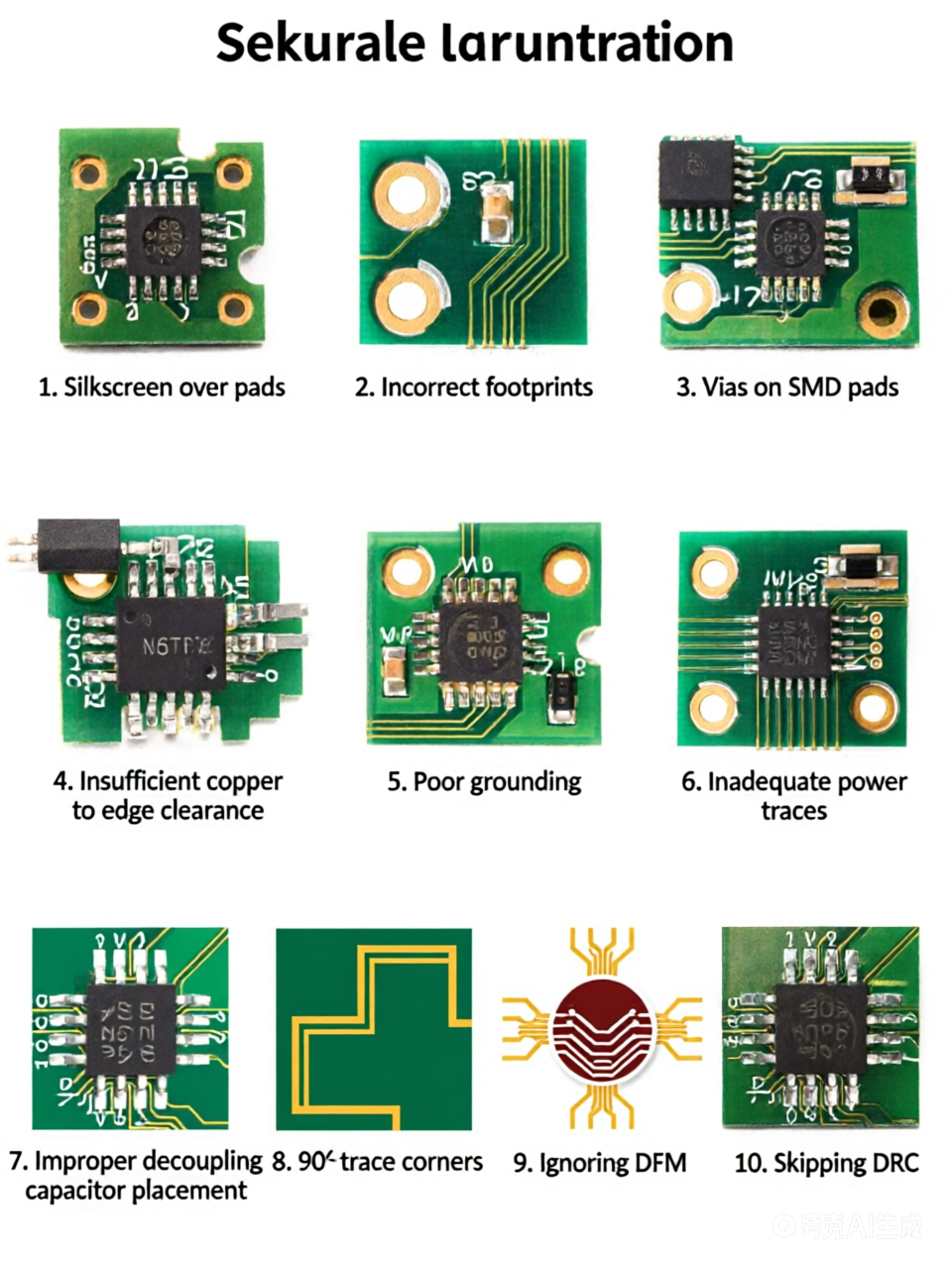 Common PCB Design Mistakes